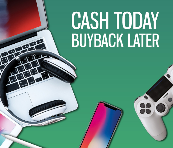 Cash today buyback later